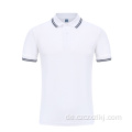 Herren -Poly -Baumwoll -Kurzarm einfaches Poloshirt